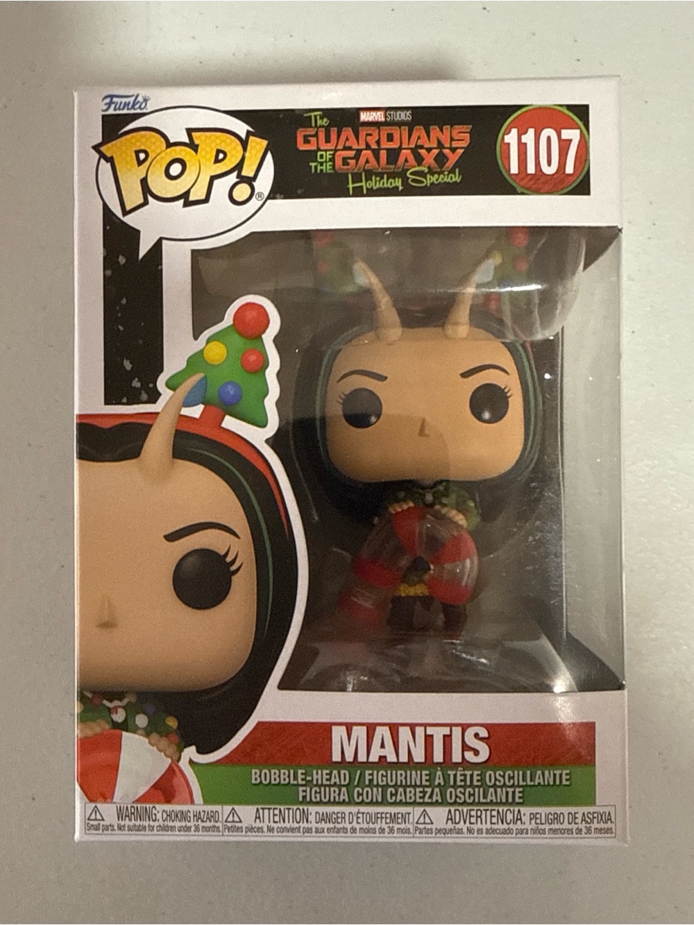 Funko Pop! Guardians of the Galaxy Holiday Special Mantis #1107 - Black Box